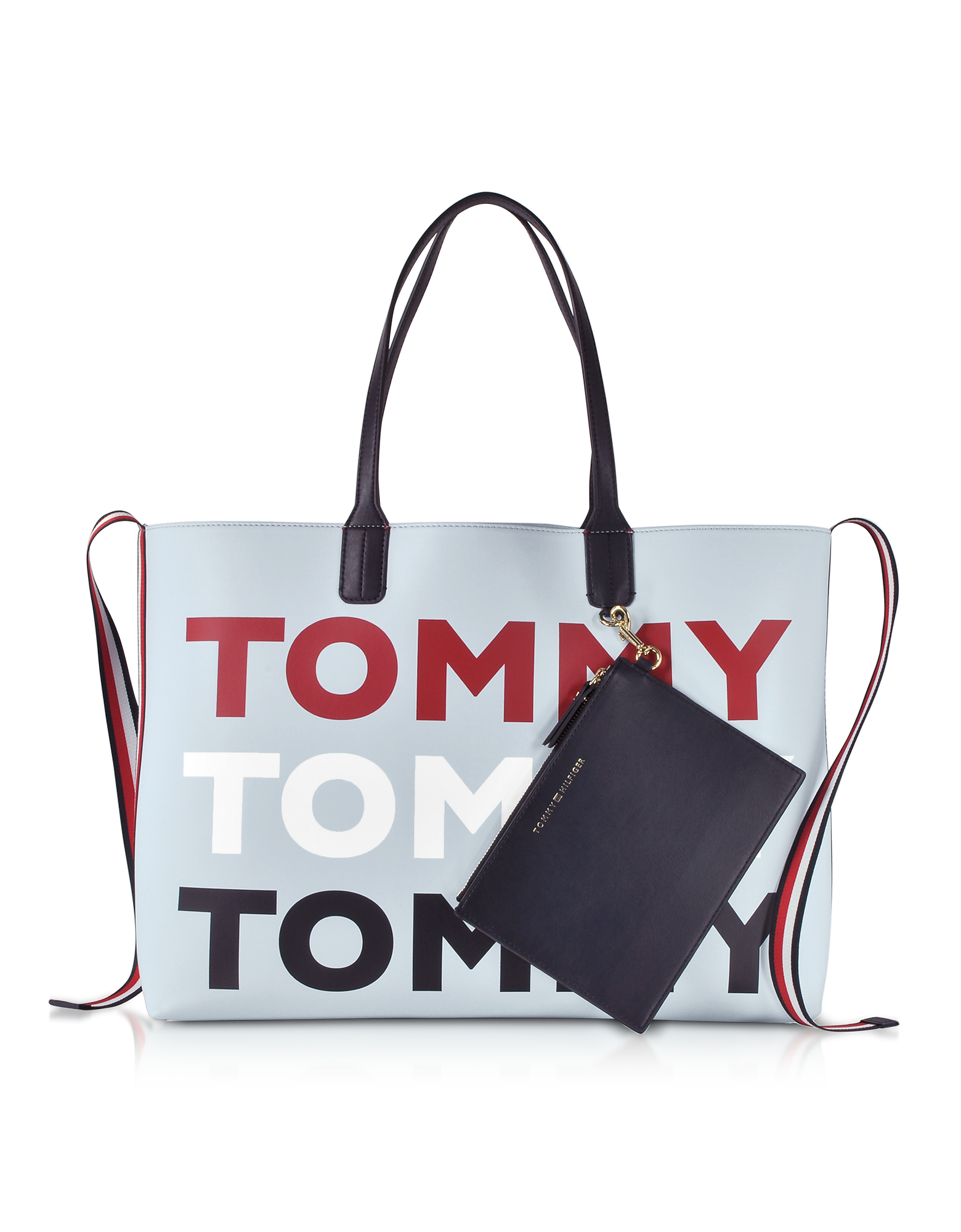 tommy hilfiger blue tote bag