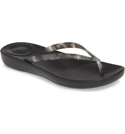 Fitflop Iqushion Flip Flop In Black 2