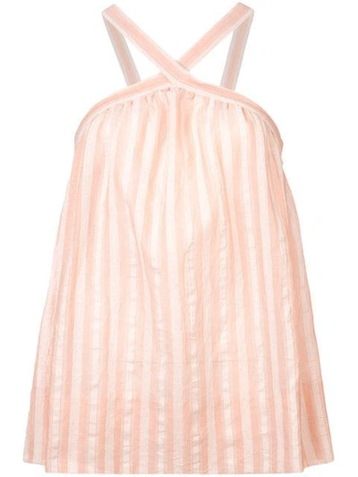 Lemlem Nefasi Criss-cross Strap Top In Pink