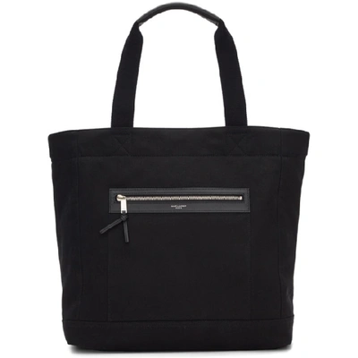 Saint Laurent City Shopping Bag - Black In 1000   Nero