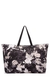 Tumi Voyageur - Just In Case Nylon Travel Tote - Black In African Floral