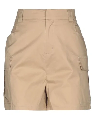 Glamorous Cargo Shorts Brown In Sand