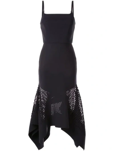 Dion Lee Honey Comb Dress In Black