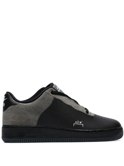 Nike X A-cold-wall* Air Force 1 '07 Sneakers In Black/white-dark Grey