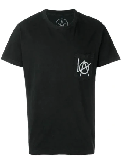 Local Authority Logo Print T-shirt In Black