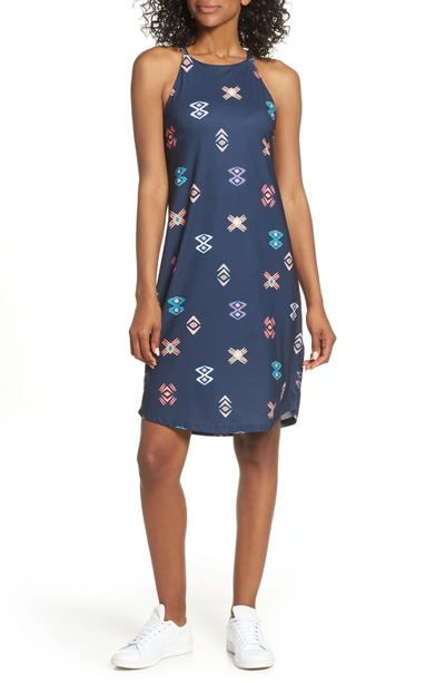 Patagonia Sliding Rock Dress In Spaced Out Neo Navy