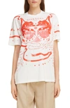 Givenchy Gemini Graphic Tee In White