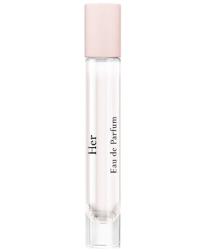 Burberry Her Eau De Parfum Rollerball 0.25 oz/ 7.5 ml Eau De Parfum Rollerball In Transparent