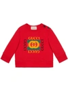 Gucci Baby Sweatshirt With  Logo In Red