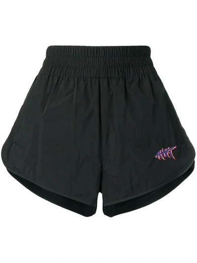 Alexander Wang T Washed Shorts In Black