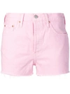 Levi's Denim Shorts In Pink
