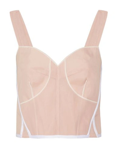 Calvin Klein Collection Top In Light Pink