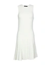 Calvin Klein Collection Short Dresses In Ivory