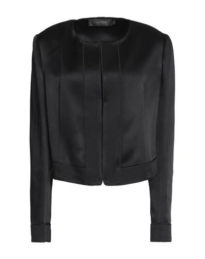 Calvin Klein Collection Blazer In Black