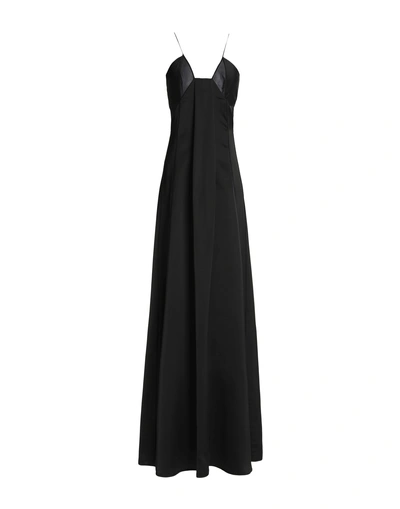 Calvin Klein Collection Long Dress In Black