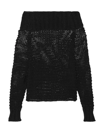 Calvin Klein Collection Sweater In Black