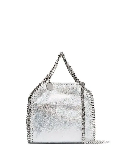 Stella Mccartney Silver Falabella Tiny Tote Bag