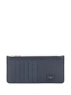 Dolce & Gabbana Logo Zipped Wallet In Blue