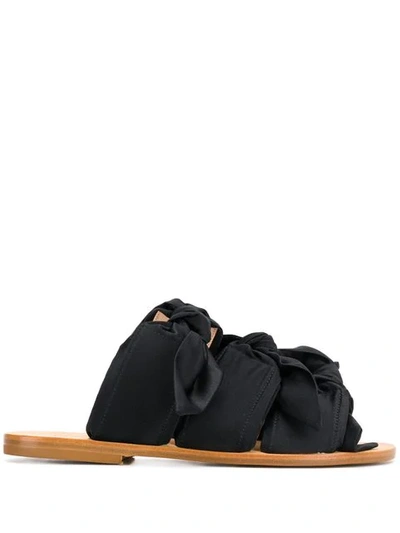 Gia Couture Melissa Sandals In Black