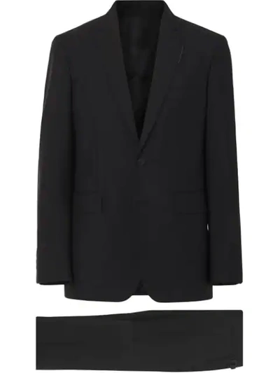 Burberry Slim-fit Suit In Black