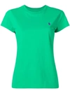 Polo Ralph Lauren Embroidered Logo T In Green