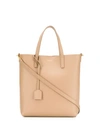 Saint Laurent Shopping Bag Tote In Neutrals