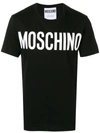 Moschino Logo Print T-shirt - Black