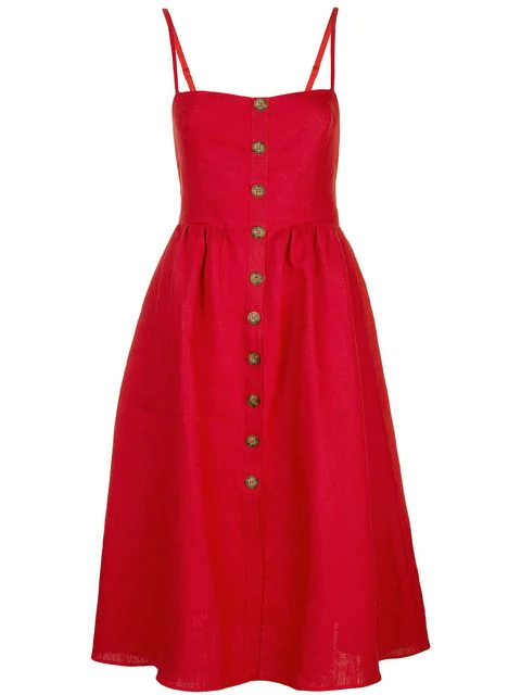 reformation tori linen sundress