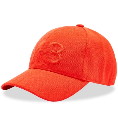 Y-3 Adjustable Hat Baseball Cap In Red