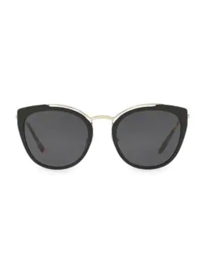 Prada Conceptual 54mm Square Sunglasses In Pale Gold