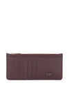 Dolce & Gabbana Zipped Cardholder Wallet In Brown