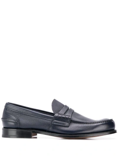 Church's Classic Loafers In Blue
