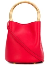 Marni Pannier Bucket Bag In Red