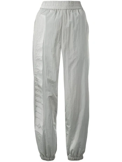 Alexander Wang T Track Trousers In Silver