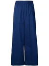 Woolrich Wide-leg Trousers In Blue