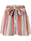 Ulla Johnson Martim Shorts In Poppy In Neutrals