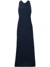 Aspesi Cross Back Dress In Blue