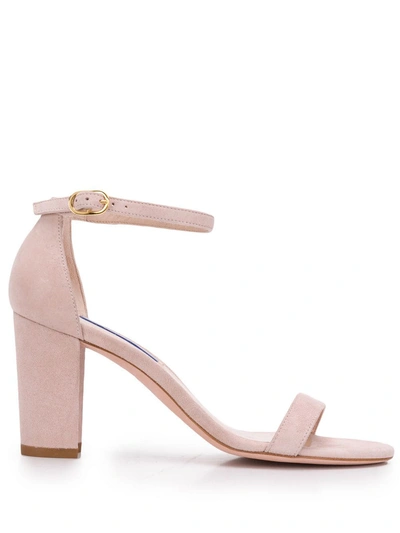 Stuart Weitzman Nearly Nude Sandals In Pink