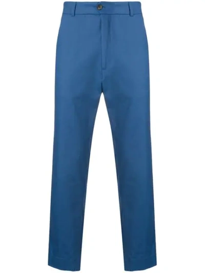 Société Anonyme Classic Chino Trousers In Blue
