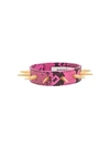 Marques' Almeida Spiked Choker In Pink