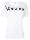 Versace Logo Print T-shirt - White