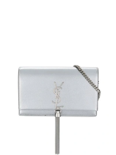 Saint Laurent Kate Crossbody Bag In Metallic