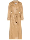 Nanushka Chiara Raincoat In Neutrals