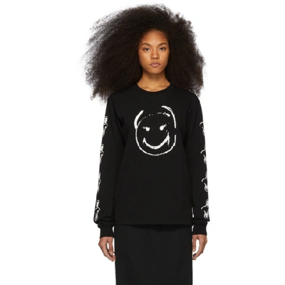 Undercover Face Jacquard Sweater In Black