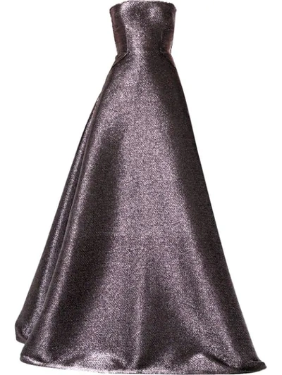 Alex Perry Marston Gown In Purple