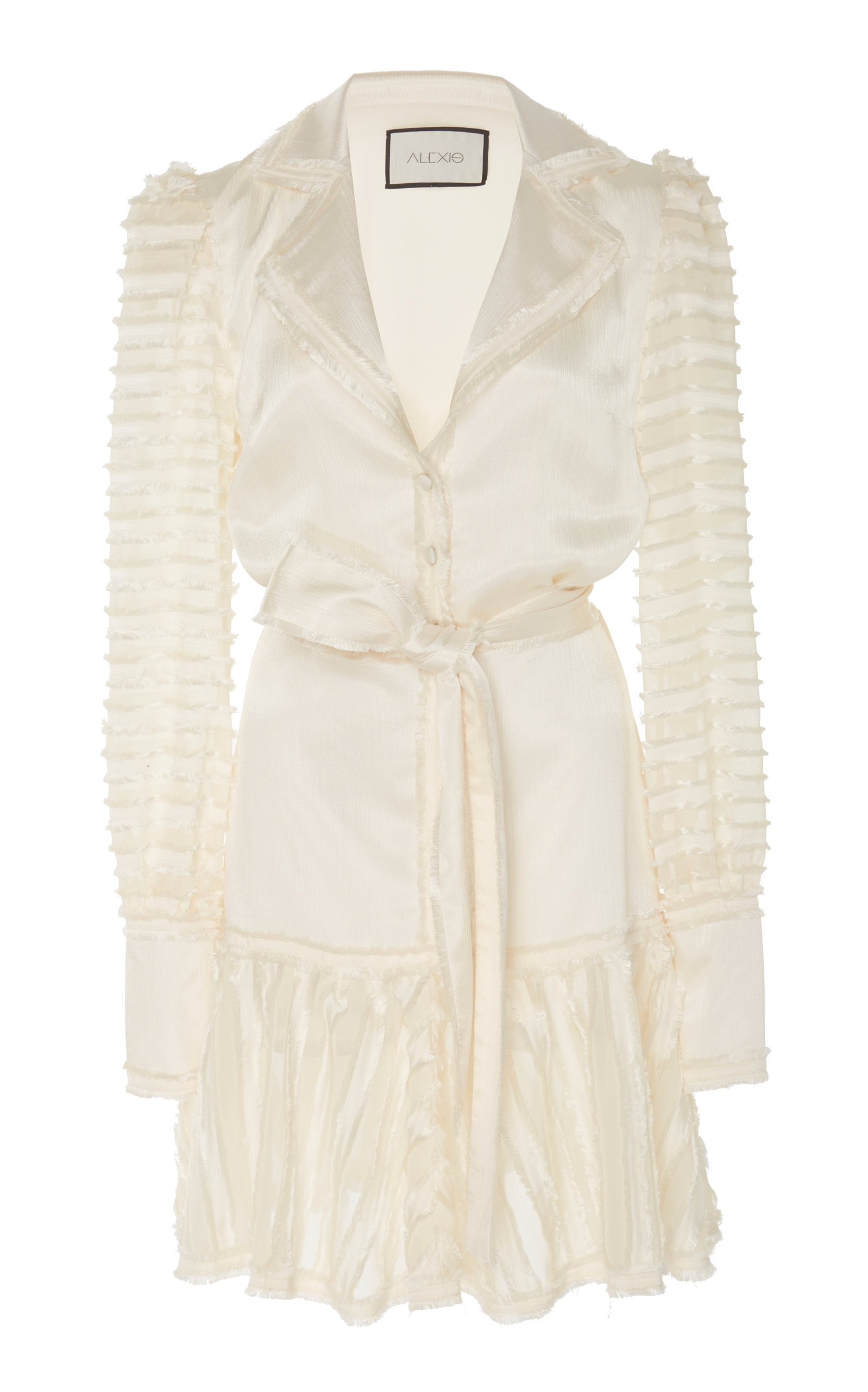 mixed media blazer dress