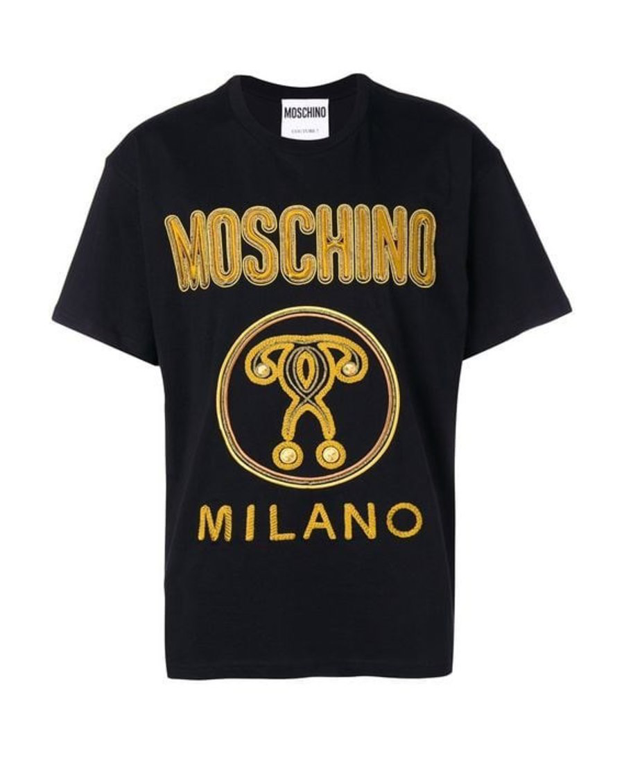 Moschino Logo印花t恤 In Neutrals | ModeSens