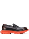 Alexander Mcqueen Chunky Sole Loafers In Brown