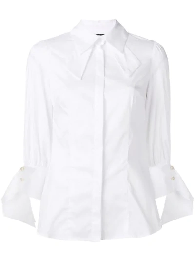 Elisabetta Franchi Structured Formal Shirt In White