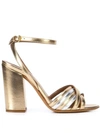 Tabitha Simmons Toni Sandals In Gold